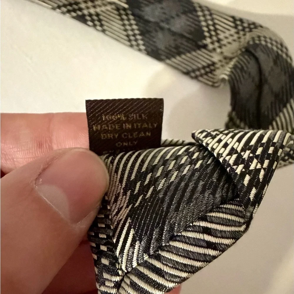 Plaid Silk Tie